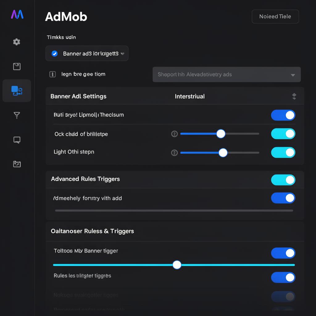 Pannello AdMob del Builder di AppCode Engine